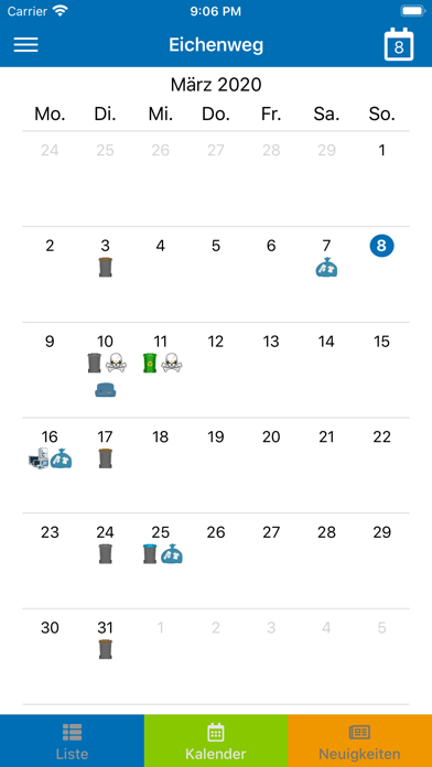 Screenshot #2 pour Abfallkalender Enger