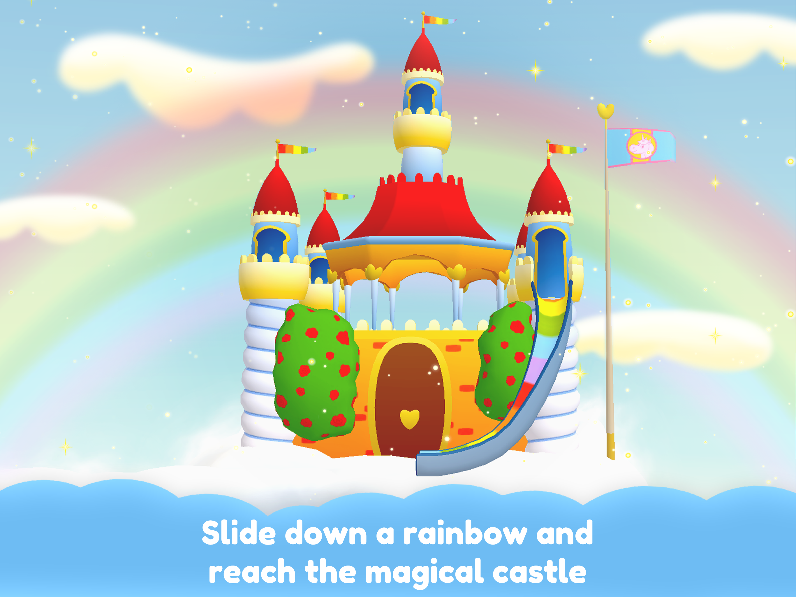 Unicorn Glitterluck Jump'n'Run screenshot 10