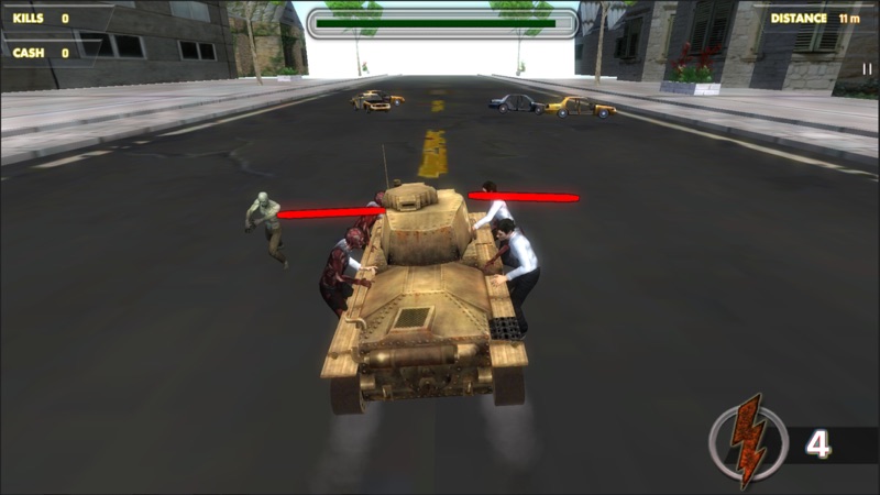 Zombies Racing Shooting Game screenshot 1