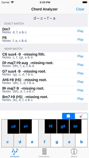 Music Chords iPhone Screenshot 1
