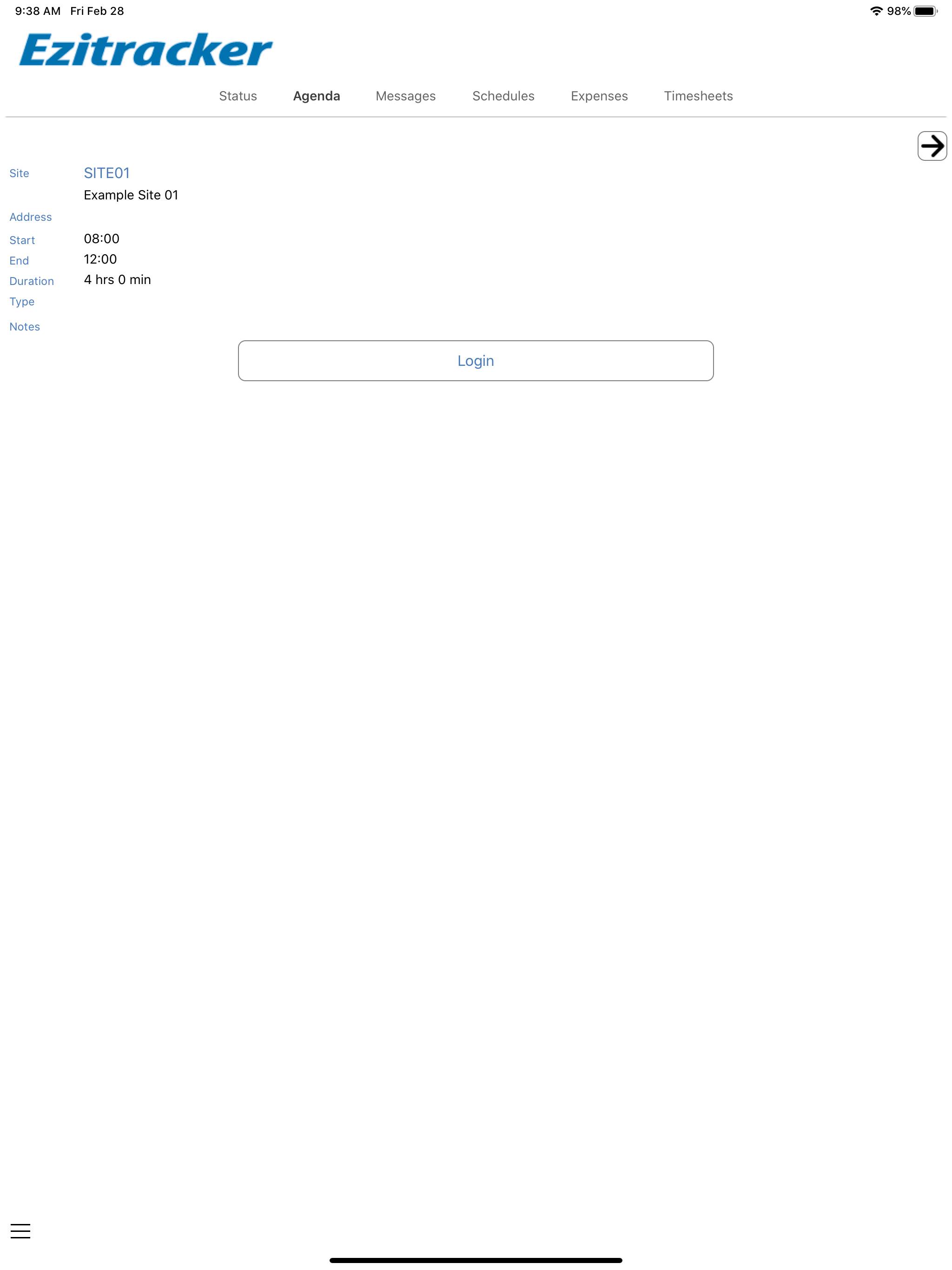 Ezitracker screenshot 9