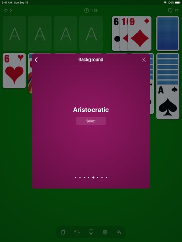 Solitaire The Game iPad screenshot