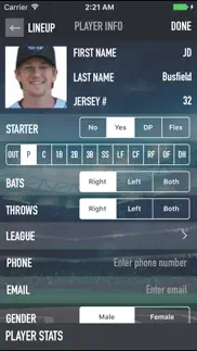 iscore baseball and softball iphone screenshot 2