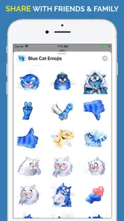 How to cancel & delete blue cat emojis 4