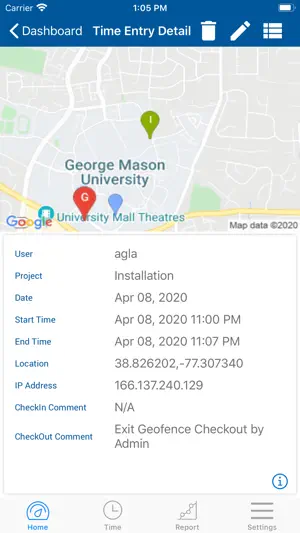 Employee TimeCard screenshot 3