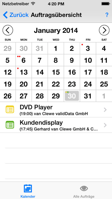 AIDA GES mbH mobile Screenshot
