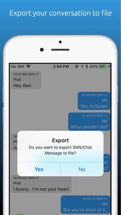 Text Message Backup & Export