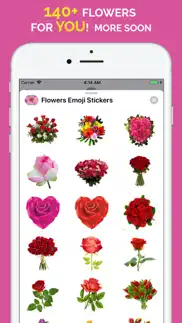 flowers emoji stickers iphone screenshot 3