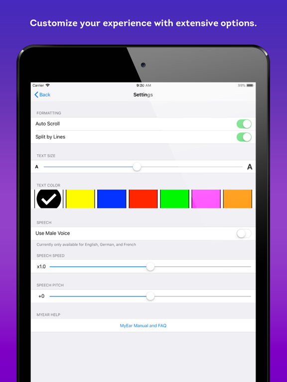 Screenshot #6 pour App MyEar