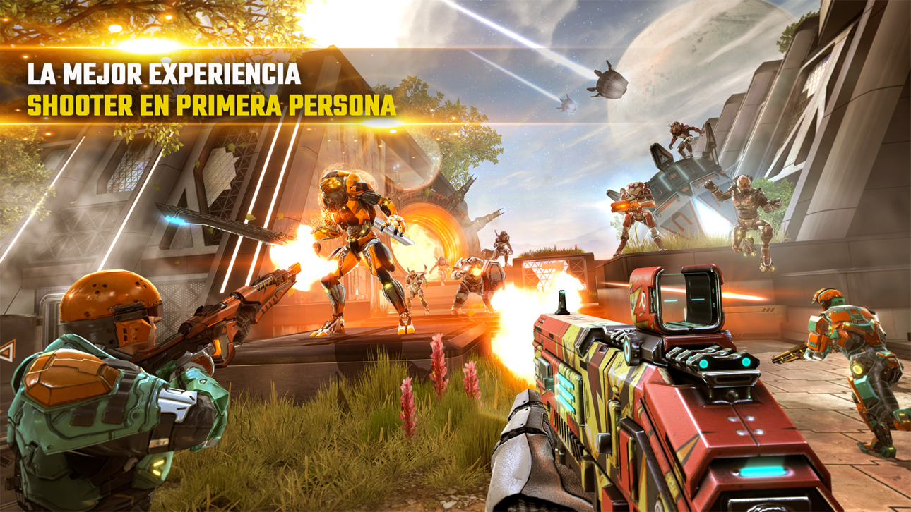 Shadowgun Legends: Online FPS iOS Mod IPA screenshot 1 - iOS game interface