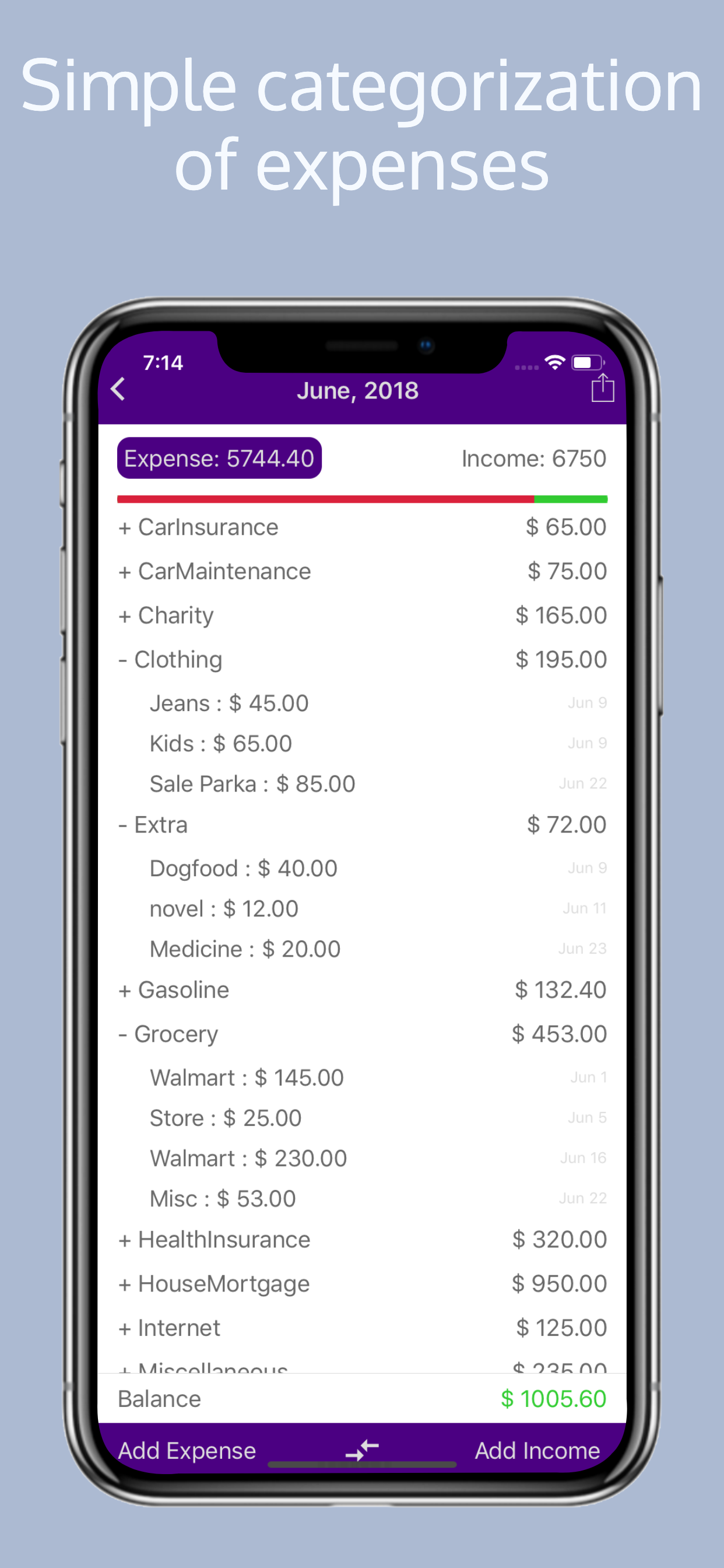 Purple Ledger screenshot 4