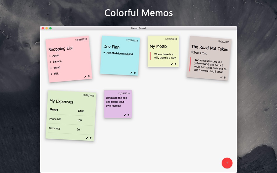 Memo Board - 1.1.0 - (macOS)
