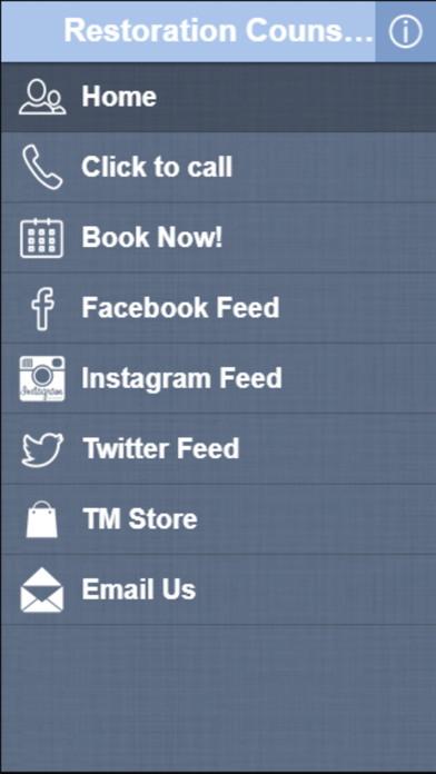 Screenshot #1 pour Restoration Counseling Service