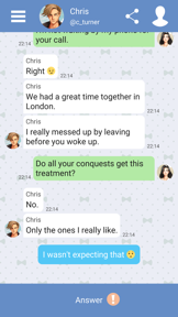 Hey Love Chris: Text Story screenshot