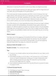 baby led weaning recipes iPad Captures Décran 3