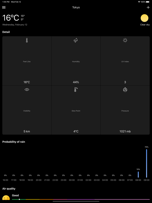 Screenshot #5 pour WeatherLike: Weather Forecast