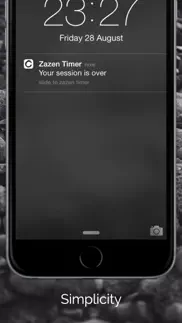 simple zazen timer iphone screenshot 2