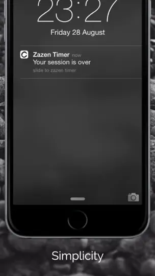 Capture d'écran de Simple Zazen Timer sur iPhone 2