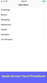 Speak German Prasebook Lite screenshot
