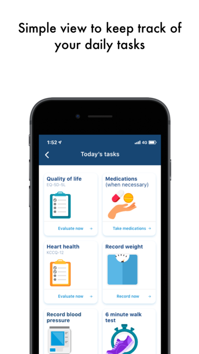 BiovitalsHF™ DTx Screenshot