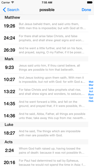 VerseWise Bible KJVのおすすめ画像5