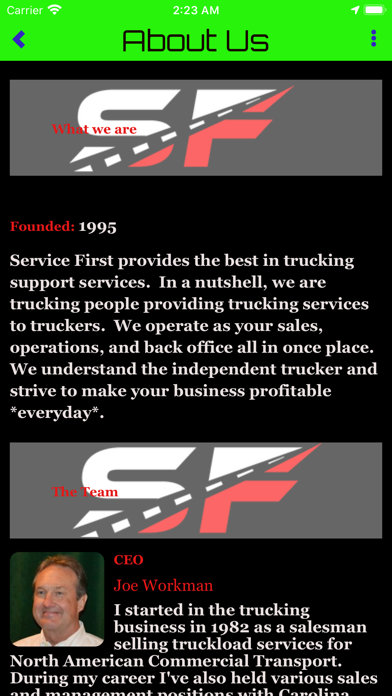 Service First Enterprises LLC screenshot 2
