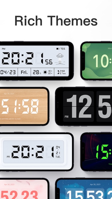 Screenshot #2 pour DClock - Horloges numériques