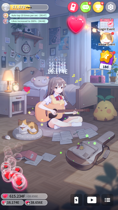 Guitar Girl:Relaxing MusicGame Screenshot