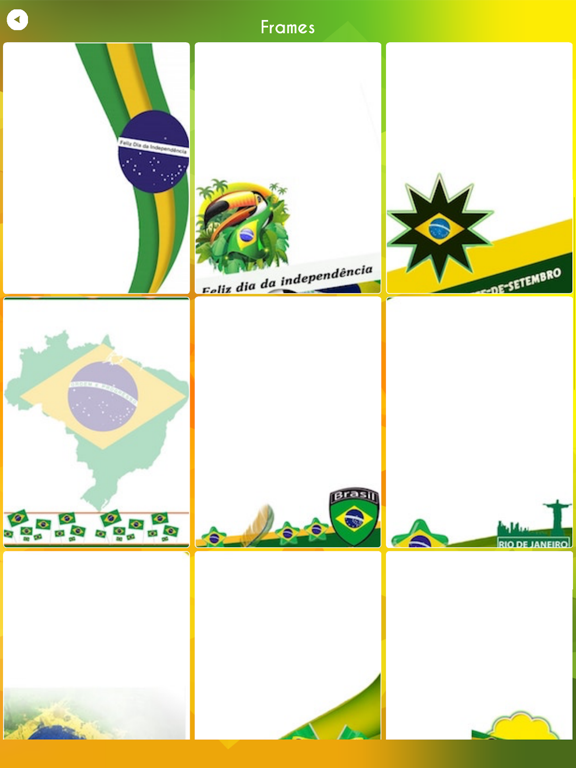 Brazil Independance Day Frame iPad screenshot 4 - Photo & Video app