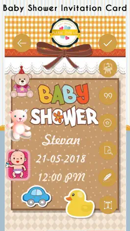 Game screenshot Baby Shower Invitation Card HD mod apk