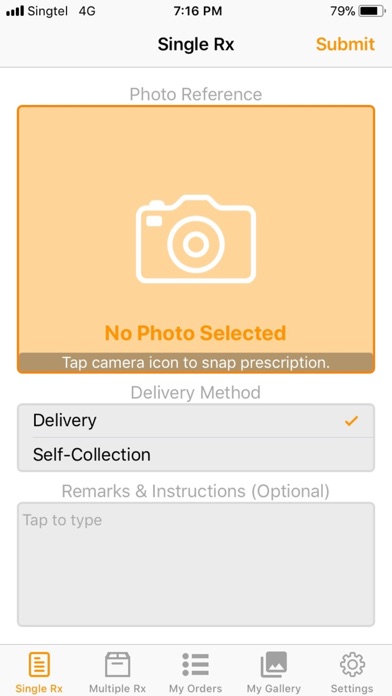 How to cancel & delete Rx Order from iphone & ipad 2
