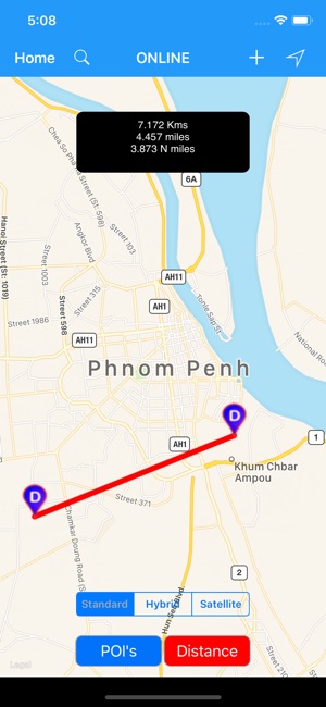 Phnom Penh, Cambodia: City Map(圖3)-速報App