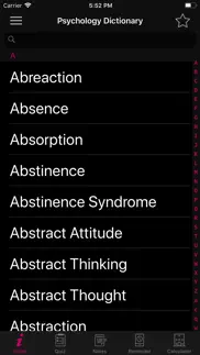psychology dictionary terms iphone screenshot 1