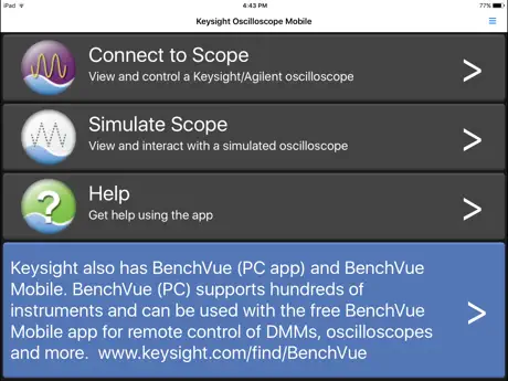 Keysight Oscilloscope Mobile