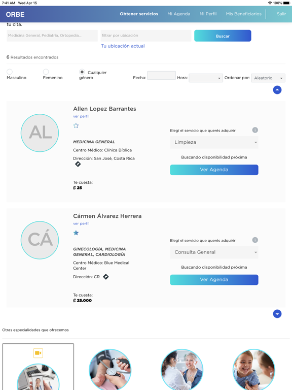 ORBE iPad screenshot 4 - Medical app