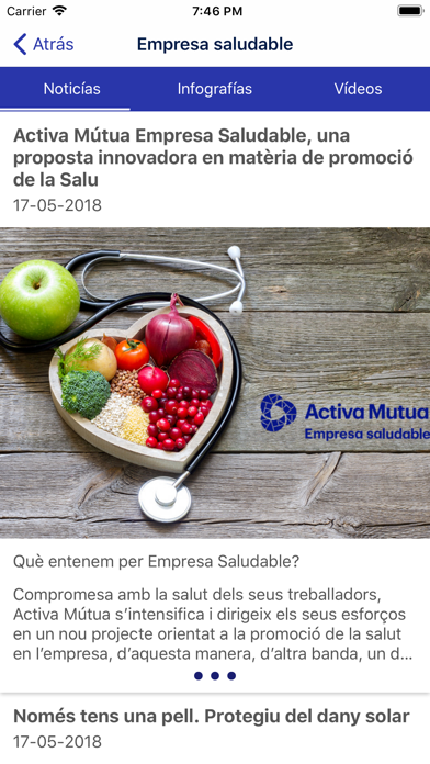 Activa Mutua App Screenshot