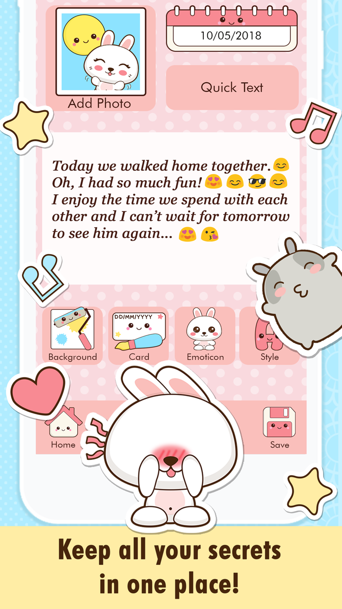 Niki Cute Diary App