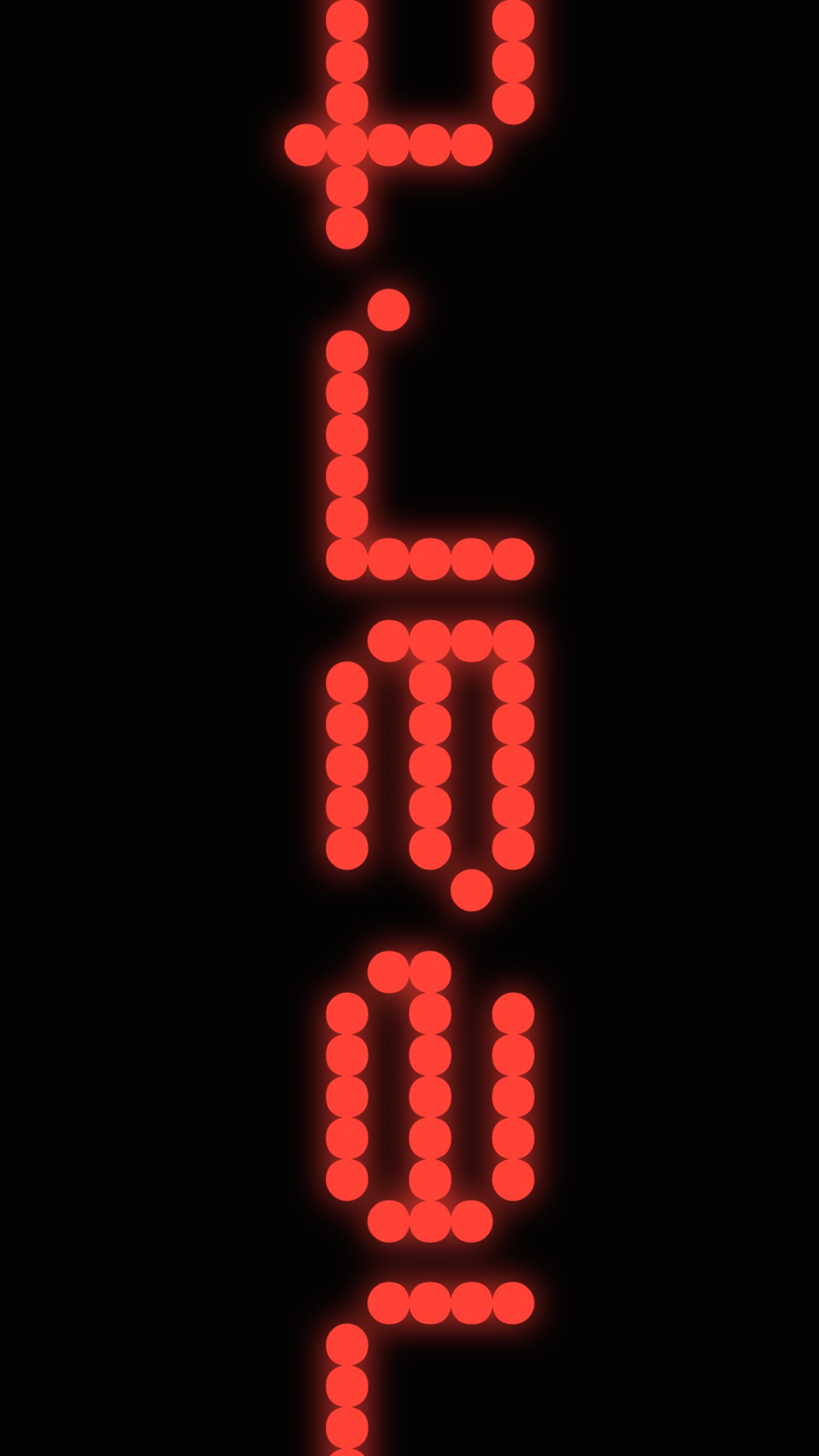 Screenshot do app let's led - led banner app