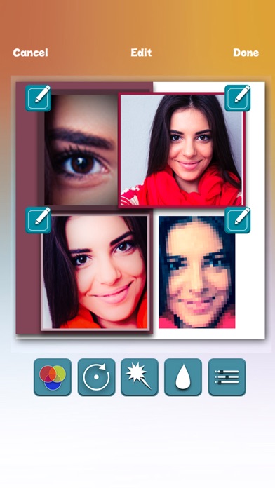 How to cancel & delete Love Collage Photo Editor from iphone & ipad 4