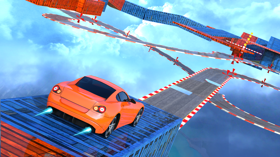 #4. GT Car Stunt 3D - Mega Ramp (iOS) 由: Ulfat Parveen