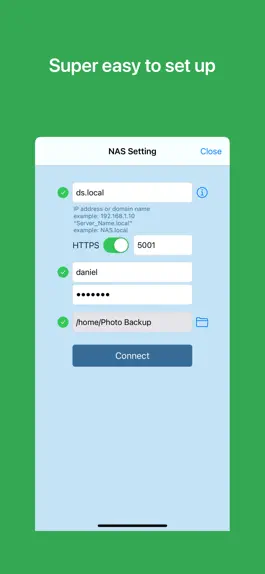 Game screenshot Photo Backup for Synology apk