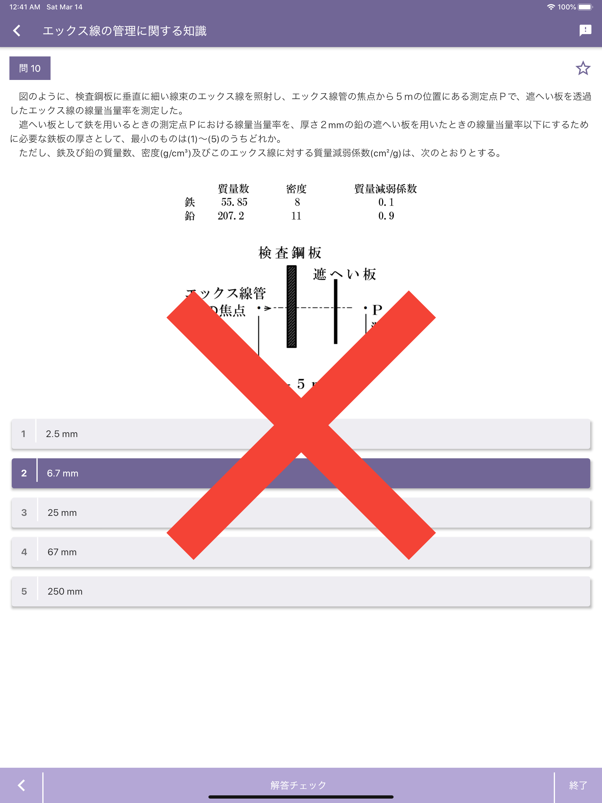 エックス線作業主任者 2025年4月