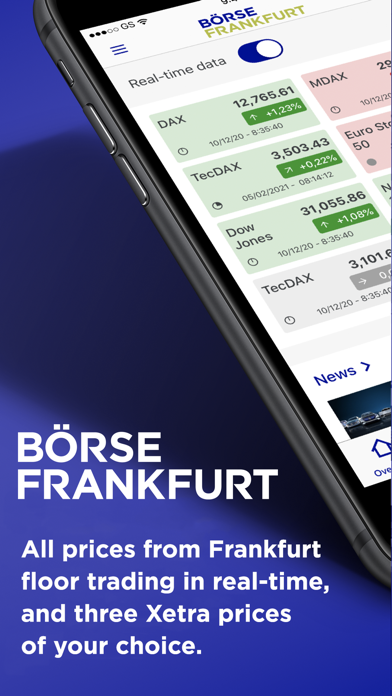 Börse Frankfurt Screenshot