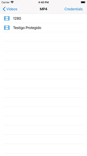 Screenshot von E2 Explorer auf dem iPhone 4