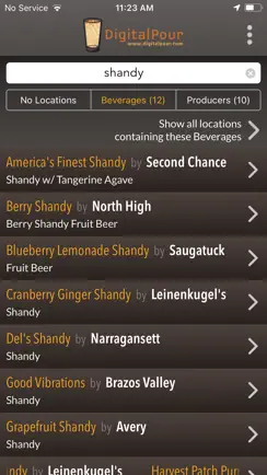 DigitalPour - Pocket Beer Menu iPhone image 2