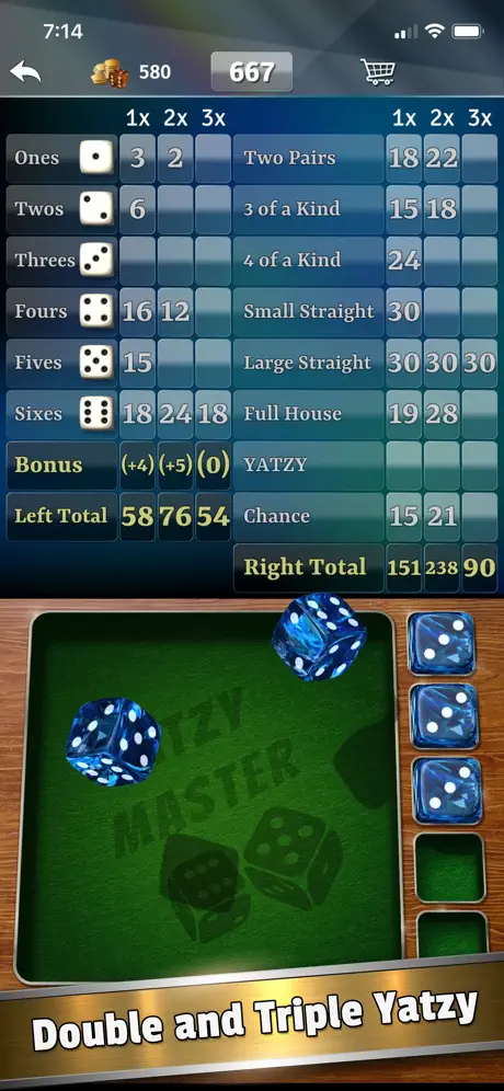 Yatzy Dice Master