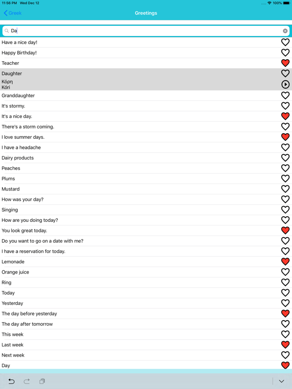 MTL Learn Greek iPad screenshot 4 - Education app