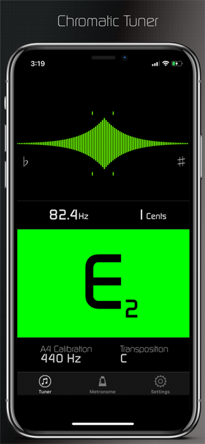 ‎Chroma Tuner & Metronome Screenshot