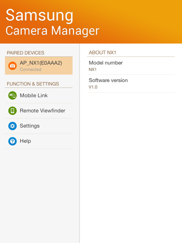 Скриншот из Samsung Camera Manager
