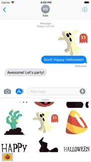 super halloween stickers iphone screenshot 1